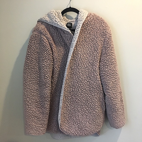 BDG Carmella reversible hooded teddy jacket - Picture 2 of 7